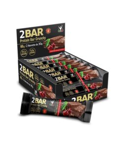 NET INTEGRATORI 2BAR Protein Bar Crunchy 2 barrette da 30g confezione 12 pezzi CILIEGIA