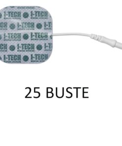 I-TECH 4 elettrodi adesivi 48x48 FILO 25 BUSTE art. 11003