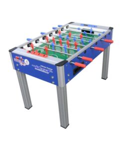 ROBERTO SPORT College Pro calciobalilla con aste rientranti colore blu