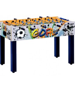 Calcio Balilla F-1 con grafica GOAL GARLANDO calciobalilla aste rientranti art. F1RGOAL