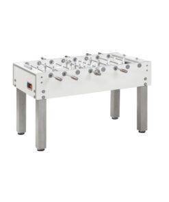 Calcio Balilla G-500 PURE WHITE GARLANDO con aste rientranti art. G500BIRCVL