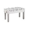 Calcio Balilla G-500 PURE WHITE GARLANDO con aste uscenti art. G500BIUCVL