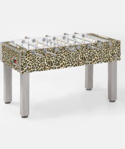 Calcio Balilla G-500 DESIGN e STYLE Animal Leopard GARLANDO con aste rientranti art. G500DSRCVL