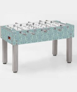 Calcio Balilla G-500 DESIGN & STYLE Deco Aquamarine GARLANDO con aste rientranti art. G500DSRCVL