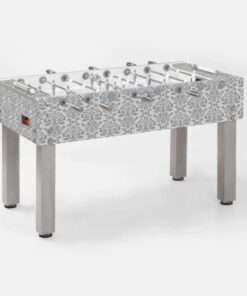 Calcio Balilla G-500 DESIGN e STYLE Deco Ash Gray GARLANDO con aste rientranti art. G500DSRCVL