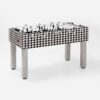 Calcio Balilla G-500 DESIGN e STYLE Pied de Poule GARLANDO con aste rientranti art. G500DSRCVL