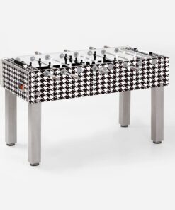 Calcio Balilla G-500 DESIGN e STYLE Pied de Poule GARLANDO con aste rientranti art. G500DSRCVL