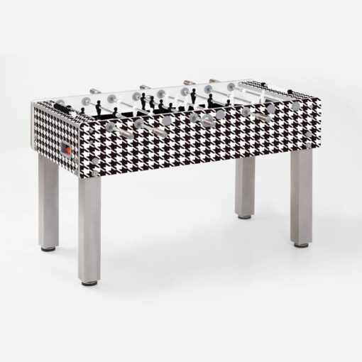 Calcio Balilla G-500 DESIGN e STYLE Pied de Poule GARLANDO con aste rientranti art. G500DSRCVL