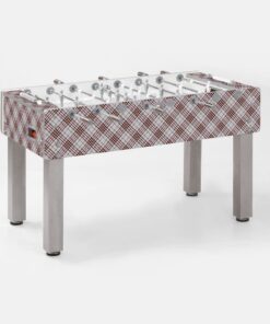 Calcio Balilla G-500 DESIGN & STYLE Tartan Nordic Gray GARLANDO con aste rientranti art. G500DSRCVL