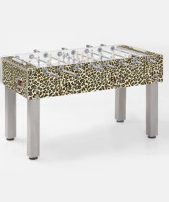 Calcio Balilla G-500 DESIGN & STYLE Animal Leopard GARLANDO con aste uscenti art. G500DSUCVL