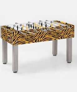 Calcio Balilla G-500 DESIGN & STYLE Animal Tiger GARLANDO con aste uscenti art. G500DSUCVL