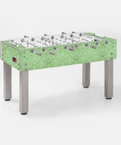 Calcio Balilla G-500 DESIGN & STYLE Deco Apple Green GARLANDO con aste uscenti art. G500DSUCVL