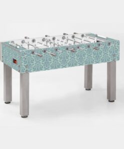 Calcio Balilla G-500 DESIGN & STYLE Deco Aquamarine GARLANDO con aste uscenti art. G500DSUCVL
