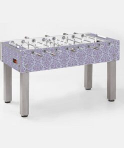 Calcio Balilla G-500 DESIGN & STYLE Deco Lavender Blue GARLANDO con aste uscenti art. G500DSUCVL
