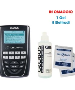 GLOBUS CYCLING PRO con OMAGGI Elettrostimolatore a 4 canali ideale per i ciclisti G4230