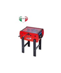 ROBERTO SPORT ROBY COVER mini calciobalilla coperto in plexyglass colore ROSSO