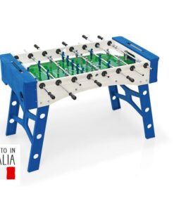 FAS Calciobalilla modello SKY aste passanti senza gettoniera colore BIANCO BLU