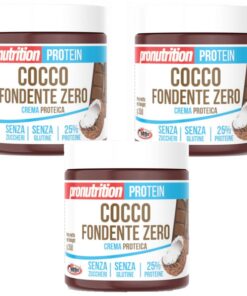 PRO NUTRITION FONDENTE ZERO COCCO crema proteica 3x350g