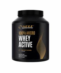 SELF OMNINUTRITION MICRO WHEY ACTIVE proteine del siero del latte isolate 2kg GUSTO CARAMELLO SALATO