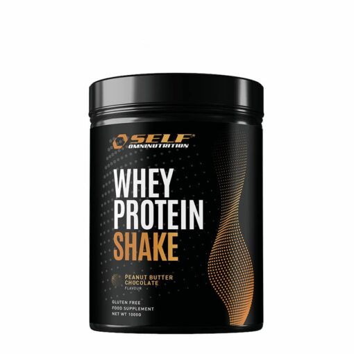 SELF OMNINUTRITION WHEY PROTEIN SHAKE proteine del siero del latte1kg GUSTO BURRO DI ARACHIDI