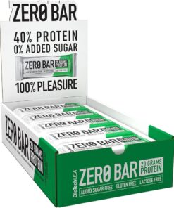 BIOTECH USA ZERO BAR barrette proteiche gusto CIOCCOLATO NOCCIOLA 20x50g