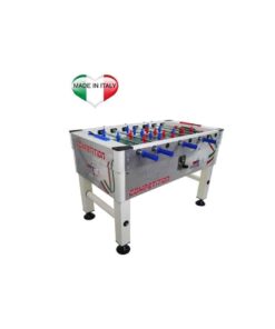 ROBERTO SPORT COMPETITION calciobalilla professionale con gettoniera aste rientranti PIANO VETRO
