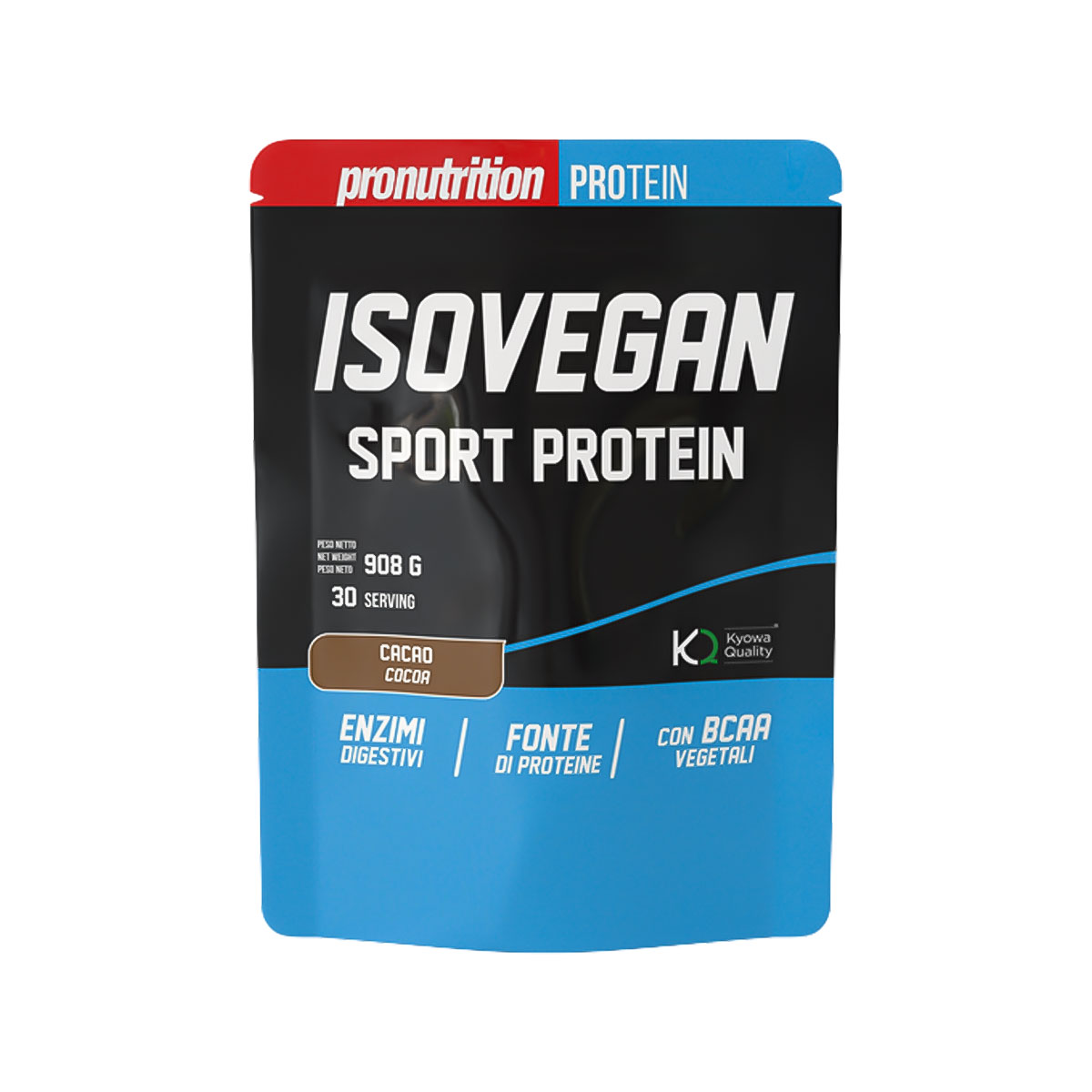 Pronutrition ISOVEGAN SPORT PROTEIN Proteine Vegane gusto CACAO 908g