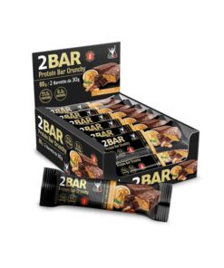 NET INTEGRATORI 2BAR Protein Bar Crunchy 2 barrette da 30g confezione 12 pezzi BURRO D'ARACHIDI