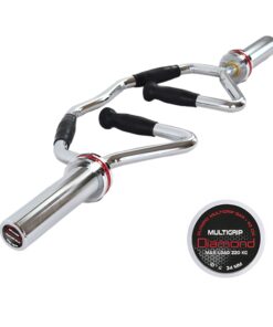 Diamond Bilanciere Olimpico Multigrip 92 cm - carico max 220 kg - molle incluse - 10 kg BMG92