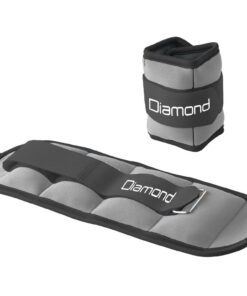 Diamond Coppia cavigliere Appesantite 1,5 kg - grigio chiaro CA1,5-D