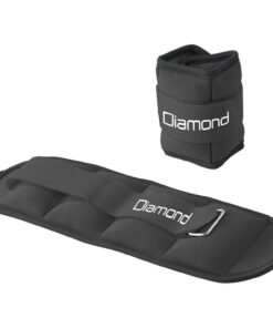 Diamond Coppia cavigliere Appesantite 2,5 kg - nero CA2,5-D