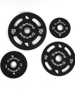 Diamond Disco Olimpico Multipresa Rivestito in TPU foro Ø 50 mm 20 kg DGMP-20