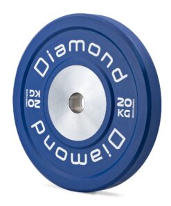 Diamond Disco Bumper Competizione Pro  Ø 45 cm 20 kg - Monoblocco centrale in acciaio pieno DOCD20-PN