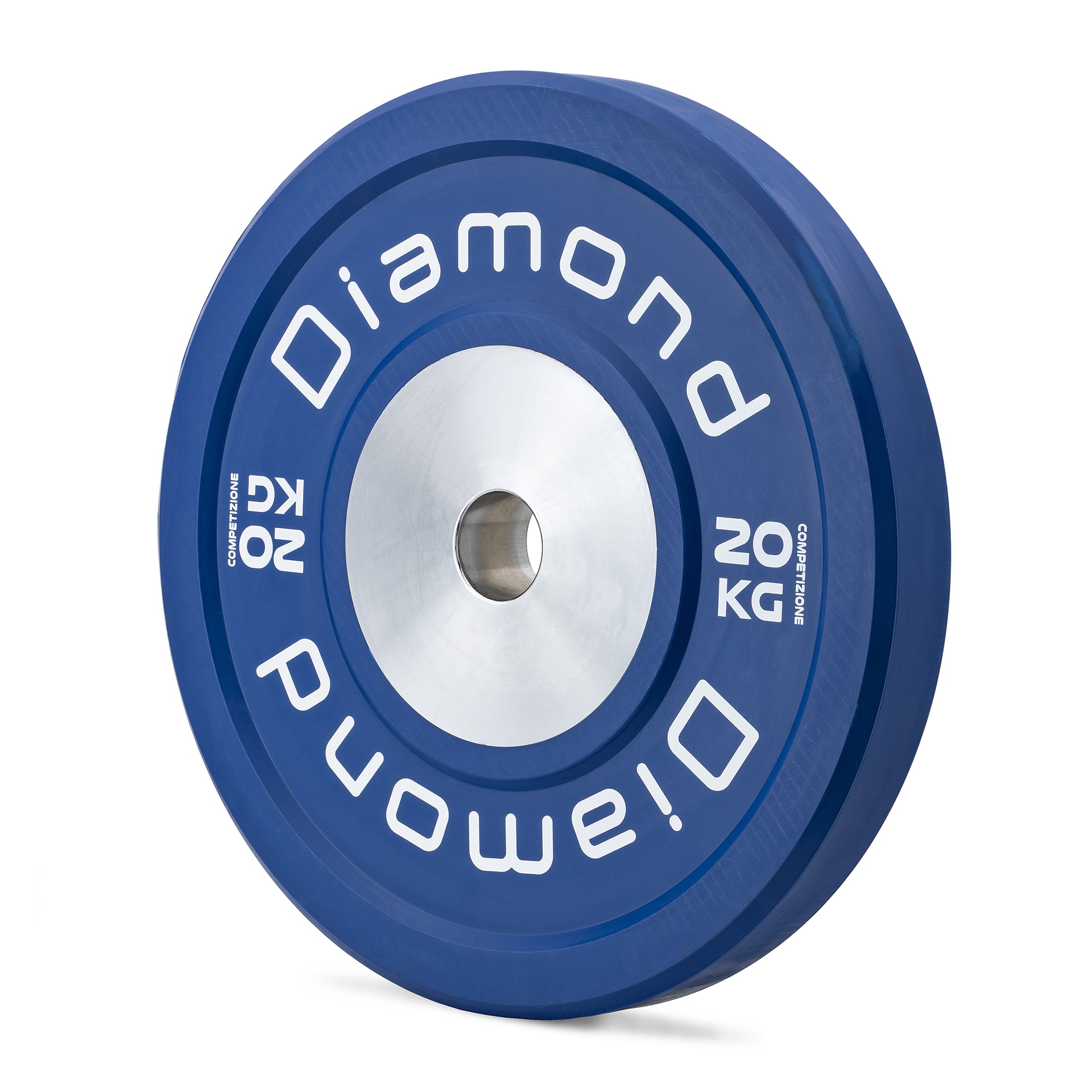 Diamond Disco Bumper Competizione Pro Ø 45 cm 20 kg - Monoblocco centrale in acciaio pieno DOCD20-PN
