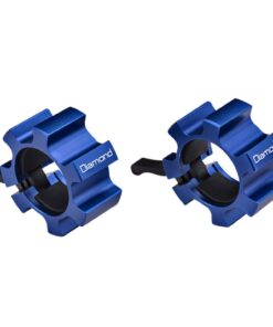 Diamond Coppia Ferma Pesi a Collare in Alluminio Blu Ø 50 mm FPA-B
