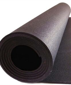 Diamond Pavimentazione in rotolo 10 x 1,25 m Granulo gomma nera spessore 6 mm PG-RGN