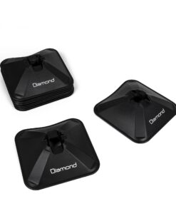 Diamond Set 10 pz quick cones - coni da allenamento - 18,2 x 18,2 x 5 cm QC