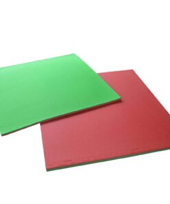 Diamond Tatami 100 x 100 x 2 cm Colore Verde/Rosso TATD2-V