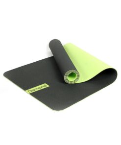 Diamond Tappetino Yoga in TPE 183 x 60 x 0,6 cm - bicolore verde mela/nero TY5