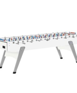 Garlando Calcio Balilla XXL PURE WHITE otto giocatori aste uscenti campo gioco lungo per interno GXXLBULNO