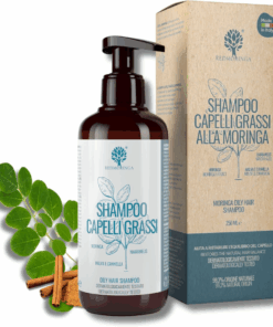RedMoringa Shampoo alla Moringa Capelli Grassi BIO e Naturale - 250 ml