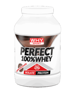 WHY SPORT PERFECT 100% WHEY Proteine Isolate 900g gusto DOPPIO CIOCCOLATO + OMAGGIO