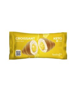 FEELING OK Cornetto Proteico Keto ripieno di Crema Pasticcera 65gr