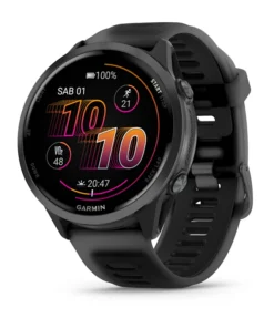 Garmin Forerunner 570 Slate Grey 47mm con cinturino Nero 010-02971-00
