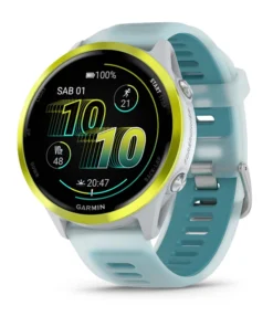 Garmin Forerunner 570 Amp Yellow 47mm con cinturino Whitestone/Turquoise 010-02971-01