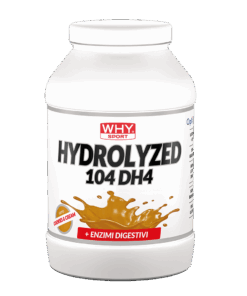 WHY SPORT HYDROLYZED 104 DH4 Proteine Isolate Idrolizzate 900g gusto Cookies e Cream