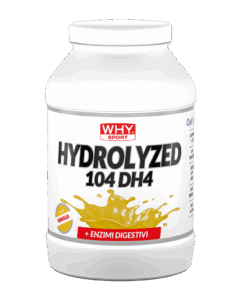 WHY SPORT HYDROLYZED 104 DH4 Proteine Isolate Idrolizzate 900g gusto Vaniglia