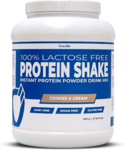 Ovowhite Protein Shake 100% Lactose Free proteine in polvere isolate dell'uovo 800g Cookies e Cream