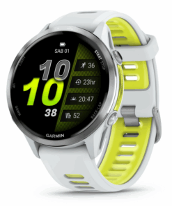 Garmin Forerunner 970 Titanium whitestone e cinturino whitestone/translucent amp yellow 010-02969-11