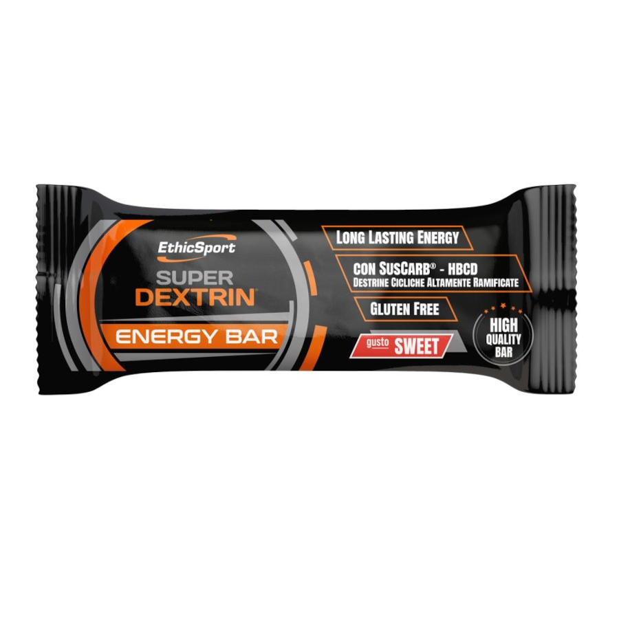 Ethicsport SUPER DEXTRIN Energy Bar barretta energetica gusto SWEET box da 25 barrette 45g